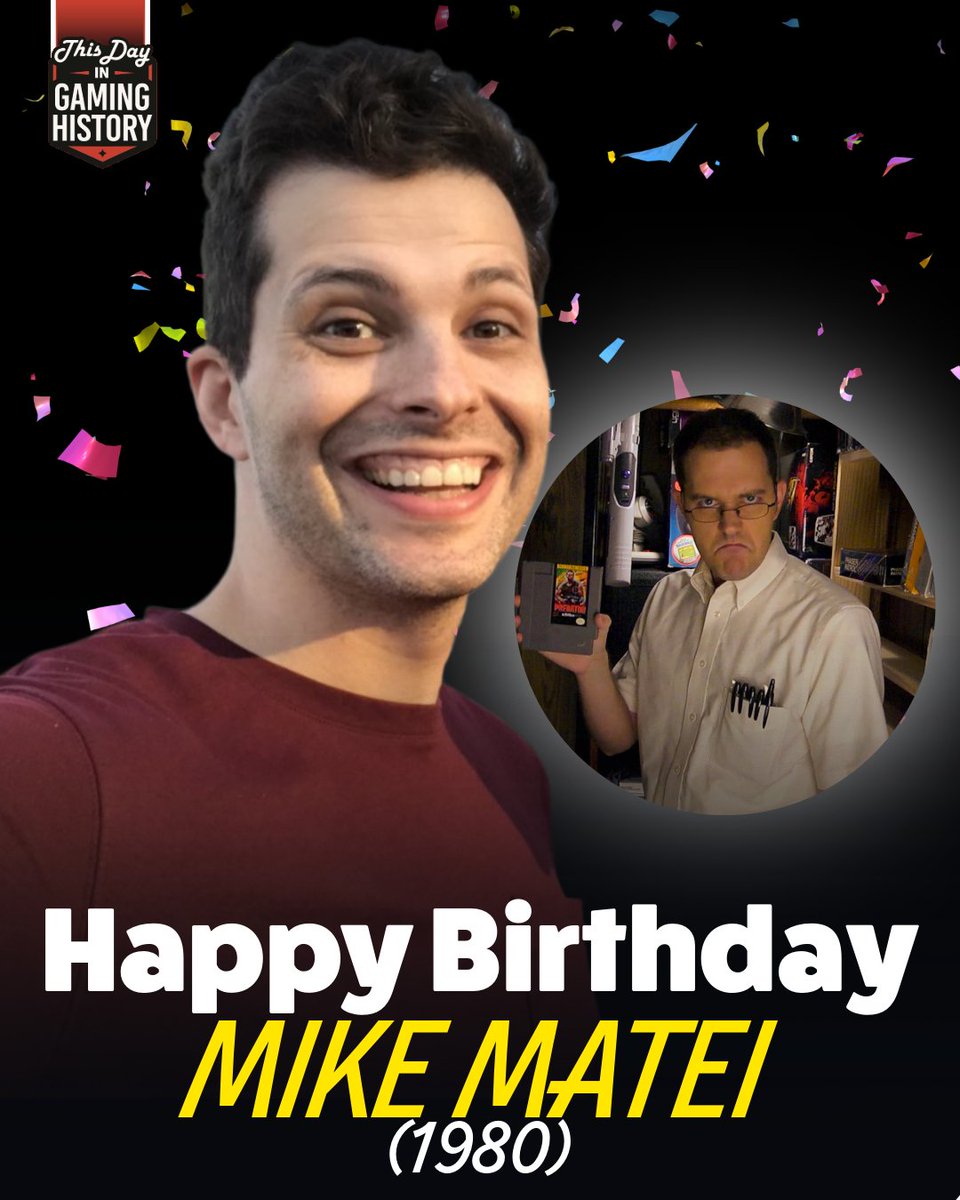 ThisDayGaming's tweet photo. Happy 46th Birthday, Mike Matei, AVGN's longtime partner
He co-wrote, edited, and clown-costumed his way through Angry Video Game Nerd history, then James &amp; Mike Mondays. Retro YouTube DNA. Happy birthday.
#ThisDayInGaming https://t.co/OvSxQI3SlT