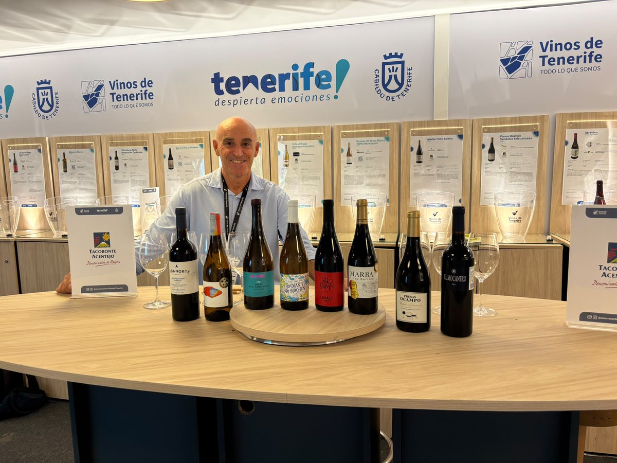 tacovin's tweet photo. Tacoronte-Acentejo presente en San Sebastián Gastronomika

La contraetiqueta es el DNI de nuestros vinos🍷
Tacoronte-Acentejo, tu vino tu comarca #winelover #vino  #Km0 #cultura #TacoronteAcentejo #vinosdetenerife #movimientovinodo #sostenibilidad #ssg #cabildodetenerife https://t.co/3Q9G8xDzWU