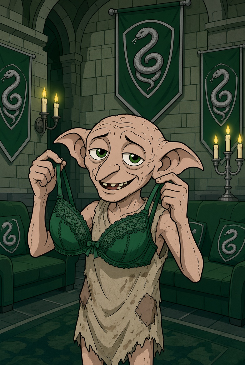 fear_zh's tweet photo. @DatingSims Dobby is a free elf https://t.co/2YqtzfCmT0