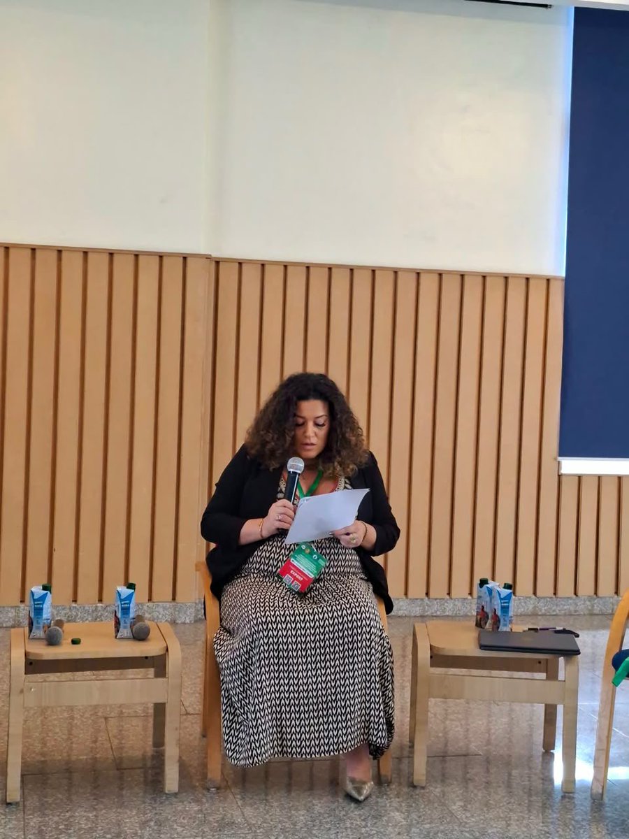 iPeace_GL's tweet photo. #HappeningNow 
Ms. Luana Roberto explores algorithmic bias in artificial intelligence through the case of military targeting, raising critical questions about technology, discrimination and accountability. 

#GLRTP2026 #PRFGL2026 #IHL #AI https://t.co/IRp1WQt8pK