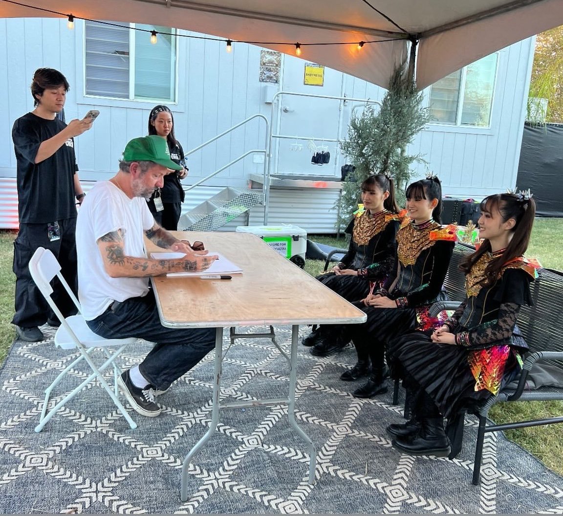 lifemetaldayo's tweet photo. #これがこうなる選手権
#JayHowell(Bob's Burgers)#BABYMETAL #AftershockFestival2026 https://t.co/ehaKb8k5Sk