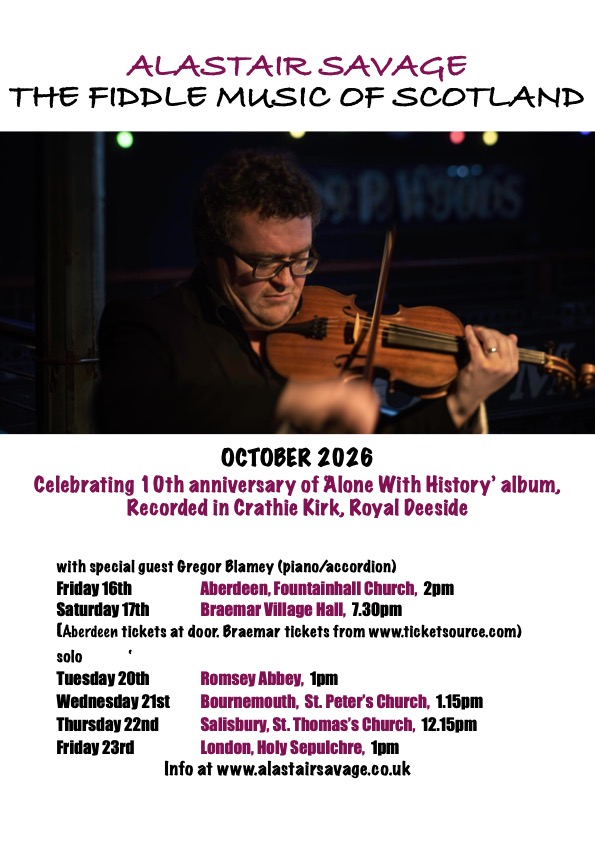 scottishmusic's tweet photo. TOUR @scottishmusic member @Scotsfiddler is celebrating the 10th anniversary of his album Alone With History visiting Aberdeen (16th Oct), Braemar (17), Romsey (20th Oct), Bournemouth (21), Salisbury (22) &amp; London 23 Oct tickets and info visit ➡ https://t.co/qaeFNi4FGH https://t.co/poE9r0458A
