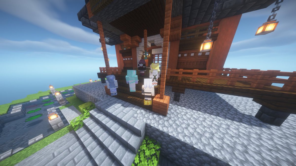 ShinozakiShanon's tweet photo. #ゆうぎりマイクラ おつシャノ～.。o○

この１か月で色々発展しました✨
みんな色々できること増えて感動...！

これからもマイクラ発展していきたい！
今後ともよろしくお願いいたします🫶🩵

映えスクショを共有！！！ https://t.co/GJ3QYeqYcw