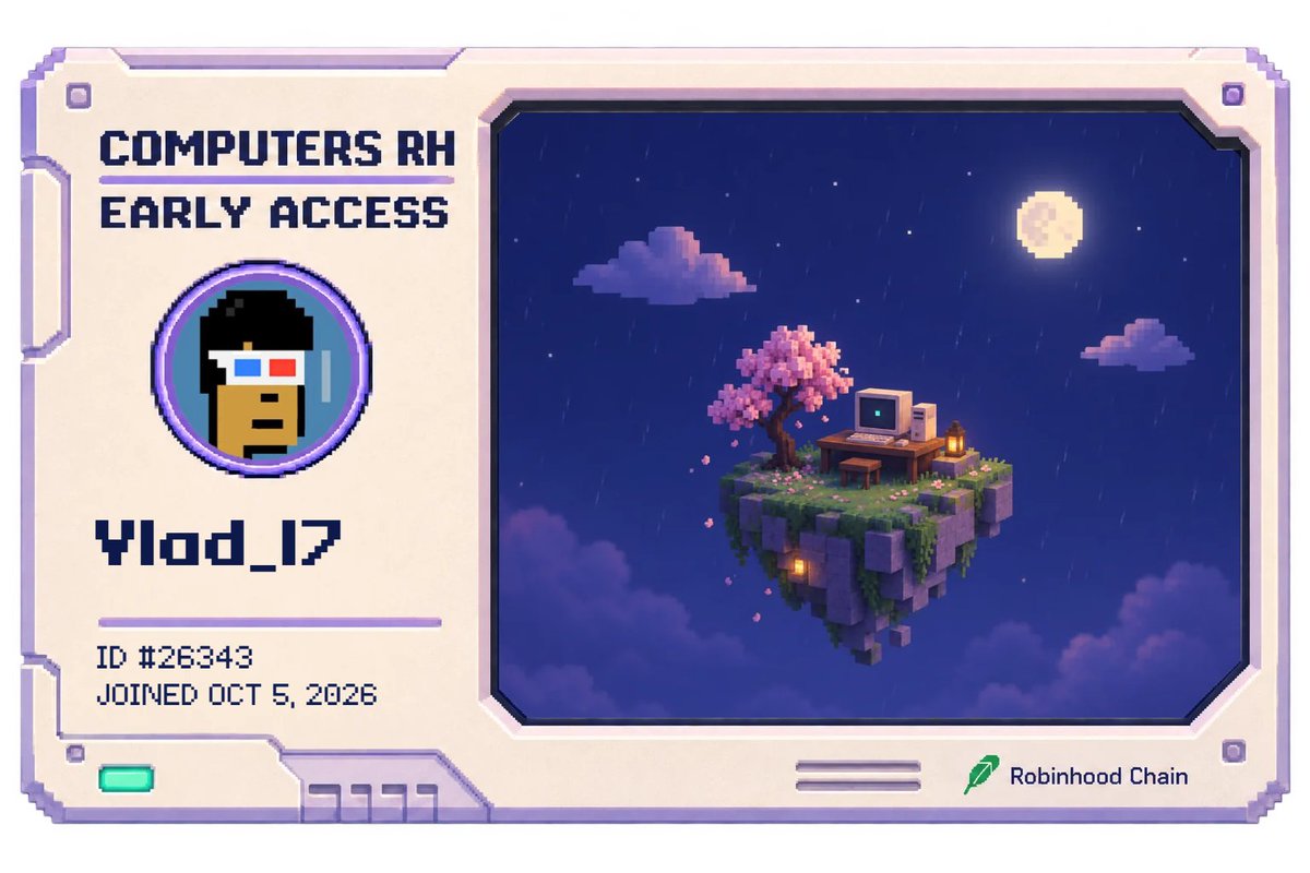 vladleon_777's tweet photo. @ComputersRh 🚨 EARLY ACCESS IS OPEN.

Computers RH launches soon  but Early Access gets the head start.

⏱️ 24 hours before public launch
🔗 Your own referral link
💰 5% of every invited player’s in-game earnings
The earlier you enter, the earlier you can start building your network. https://t.co/Pfx7CABQVB
