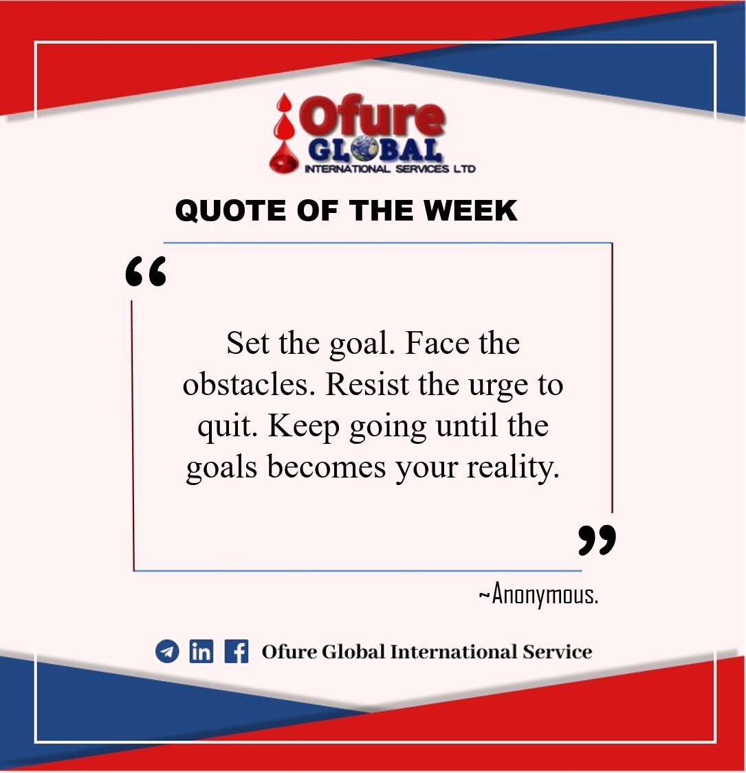 LtdOgis's tweet photo. A fresh week, a fresh perspective. ✨
Take the inspiration, embrace the possibilities, and make the most of the week ahead.
#QuoteOfTheWeek #NewWeek #MondayMotivation #OGIS2026 https://t.co/DKt1VyEFs3