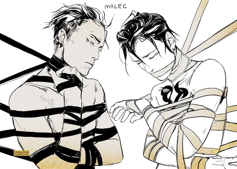 alecelcvlt's tweet photo. malec canonically into bondage and alec got a breeding kink trust he told me https://t.co/UINpZA8q65