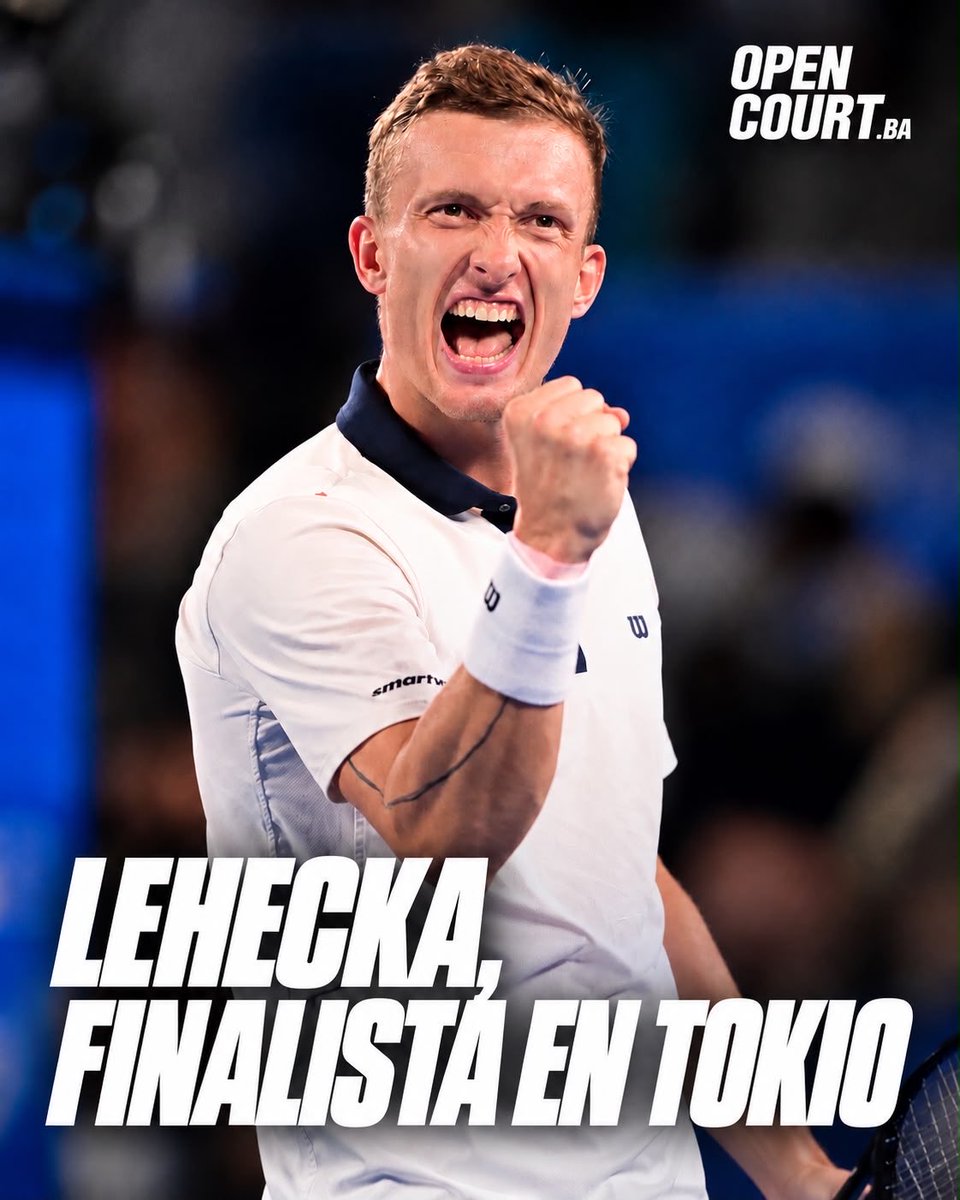 OpenCourtBA's tweet photo. Jiri Lehecka se impuso 6-4, 6-2 ante Valentin Vacherot y se metió en la final del ATP 500 de Tokio. 🔥

El checo cerró una gran semifinal y este martes irá por el título frente a Carlos Alcaraz.

🕕 6:00 AM (Argentina)
📺 Disney+ https://t.co/anCCApXqnP