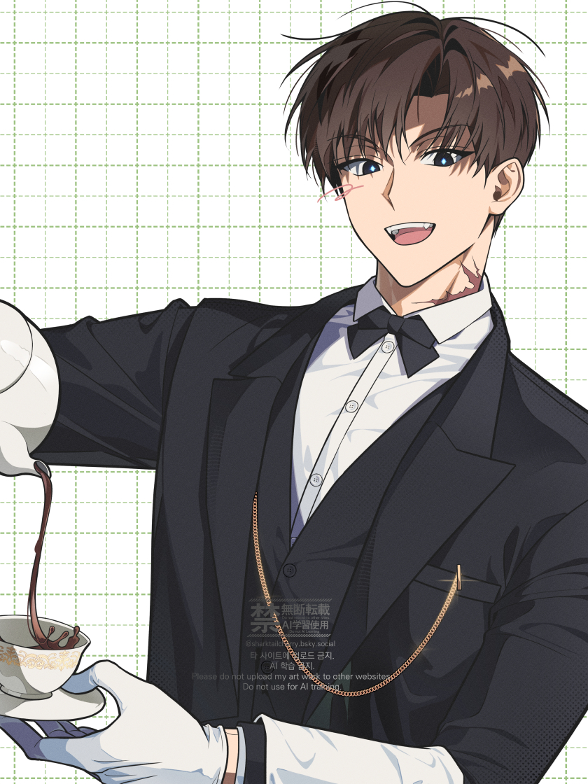 level134340's tweet photo. 중국 괴담출근 카페 「上海怪谈上班Cafe」에 집사 재관국ver. 입장 특전 커미션 작업했습니다. ☺️ https://t.co/FM0r17qyNB