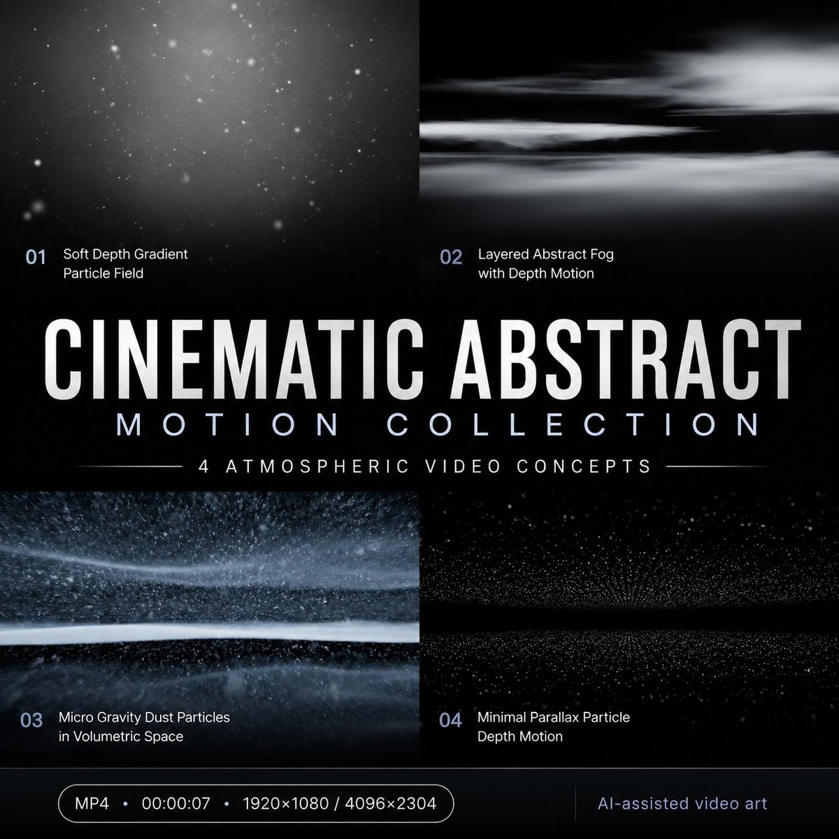 anyinfo69's tweet photo. HD/4K Cinematic Abstract Motion Atmospheres
https://t.co/VUtl8CPNM2
#CinematicAbstract #AbstractMotion #ParticleBackground #FogBackground #VideoBackground #AIArt #AIVideoArt #CinematicParticles #DepthMotion #VolumetricDust #MicroGravityDust #ParallaxParticles #4KVideo #HDVideo https://t.co/NtWzJE2dBu