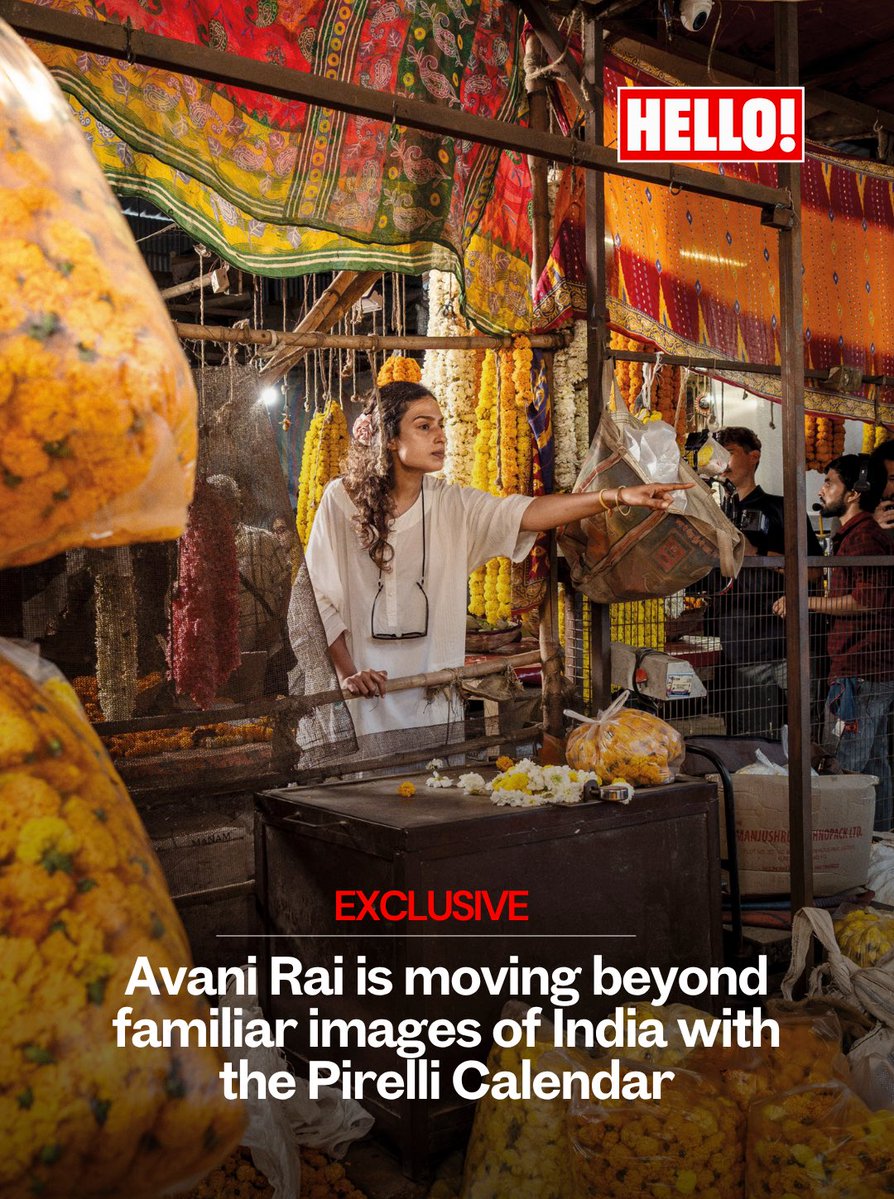 HELLOmagIndia's tweet photo. #AvaniRai reimagines India through her own lens for the 2027 #PirelliCalendar, moving beyond familiar postcard imagery. She opens up about legacy, identity &amp; finding her own visual language: https://t.co/uRosCdzTvA #HELLOIndia #HELLOMagazine #PirelliCalendar2027 @PirelliUSA https://t.co/6PZTsnfqdt