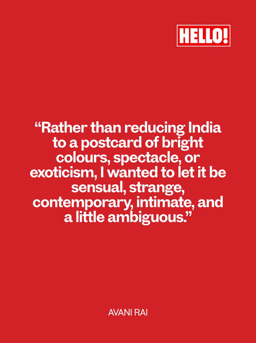 HELLOmagIndia's tweet photo. #AvaniRai reimagines India through her own lens for the 2027 #PirelliCalendar, moving beyond familiar postcard imagery. She opens up about legacy, identity &amp; finding her own visual language: https://t.co/uRosCdzTvA #HELLOIndia #HELLOMagazine #PirelliCalendar2027 @PirelliUSA https://t.co/6PZTsnfqdt