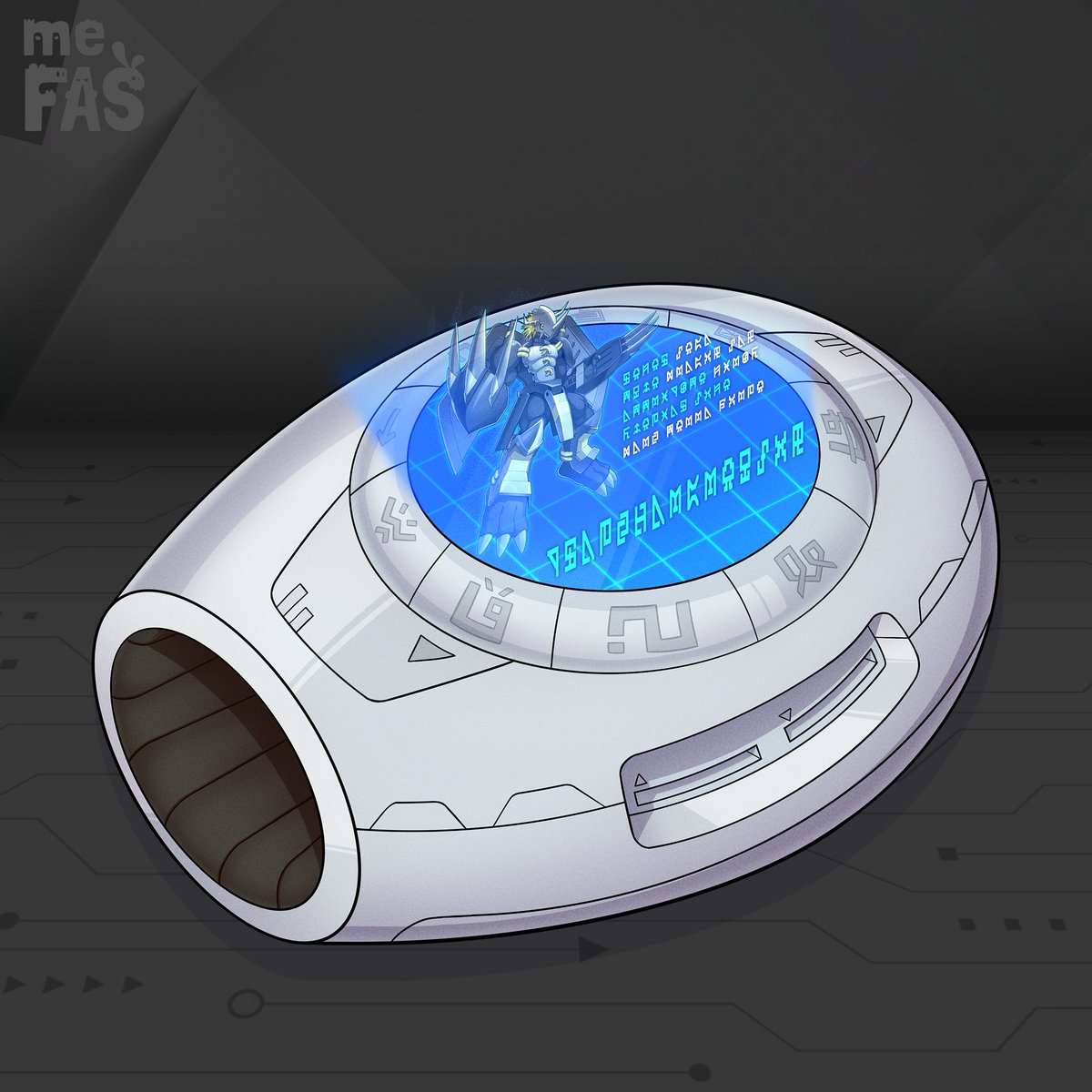 Maverick0992's tweet photo. Can now show of the finished digivice✨️
It came out pretty nicely 

Expect to see different variants of them in the future also a huge thanks to @meFAStoon for making it :D 💜 https://t.co/1X9lYM7S5P