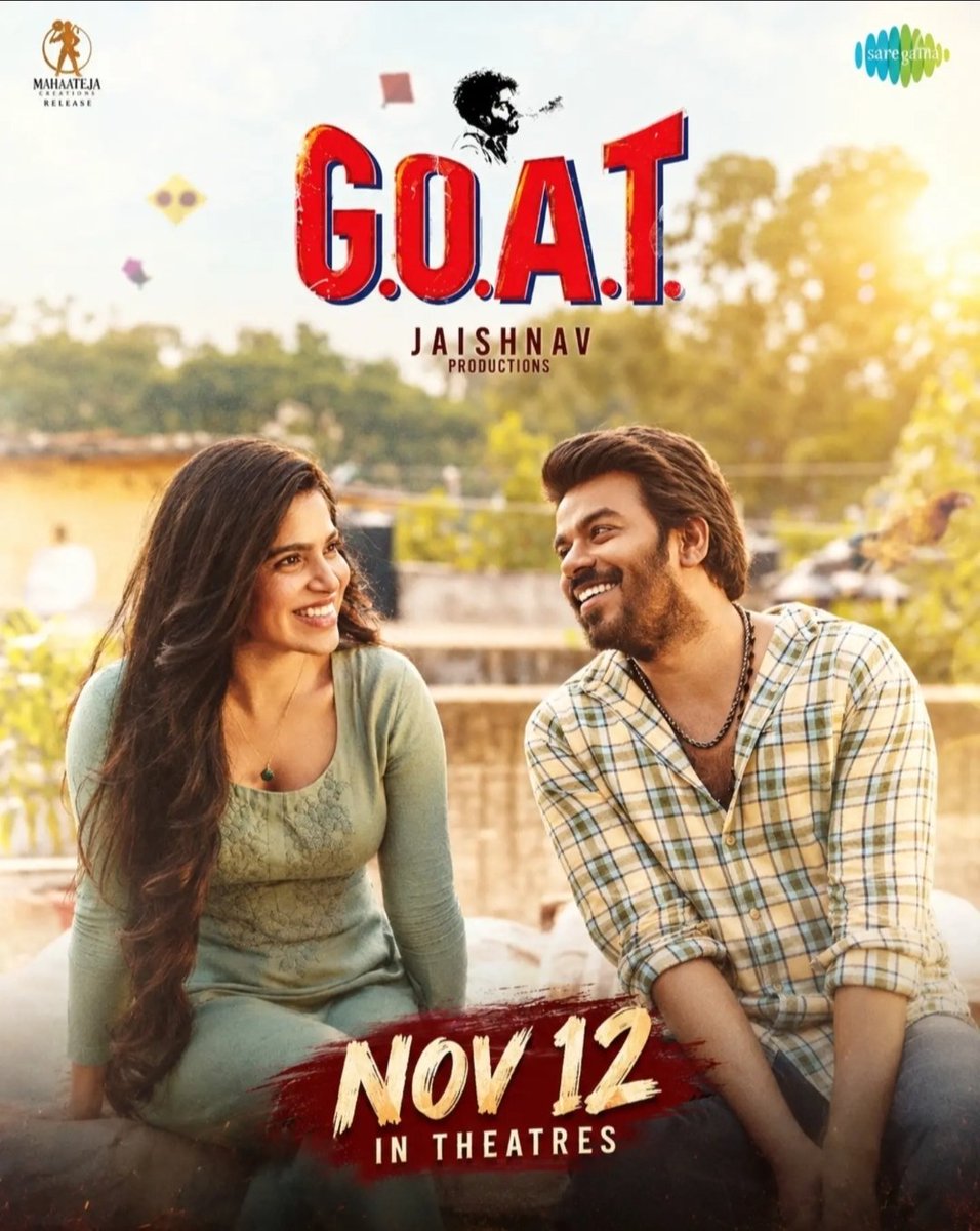 TellmaJamp82016's tweet photo. Goat movie releasing on Nov 12th 
@sudheeranand @divyabarti2801 

@MahatejaC ...37 days ago.. coming soon.. love you al https://t.co/WtKSLGIMRf