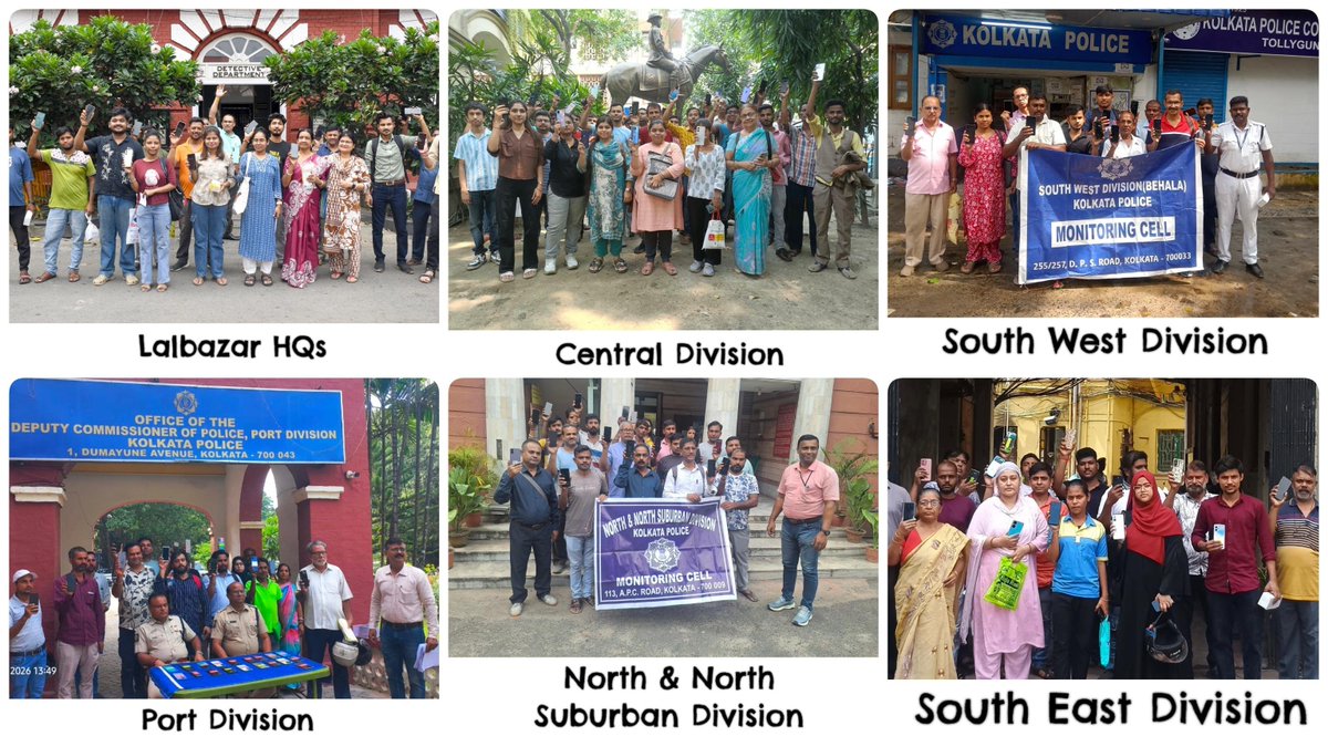 KolkataPolice's tweet photo. হারানো ফোন ফিরে পেলেন সহনাগরিক।

Stolen mobile phones recovered by Kolkata Police were returned to their rightful owners. https://t.co/GTQ89S0IGY