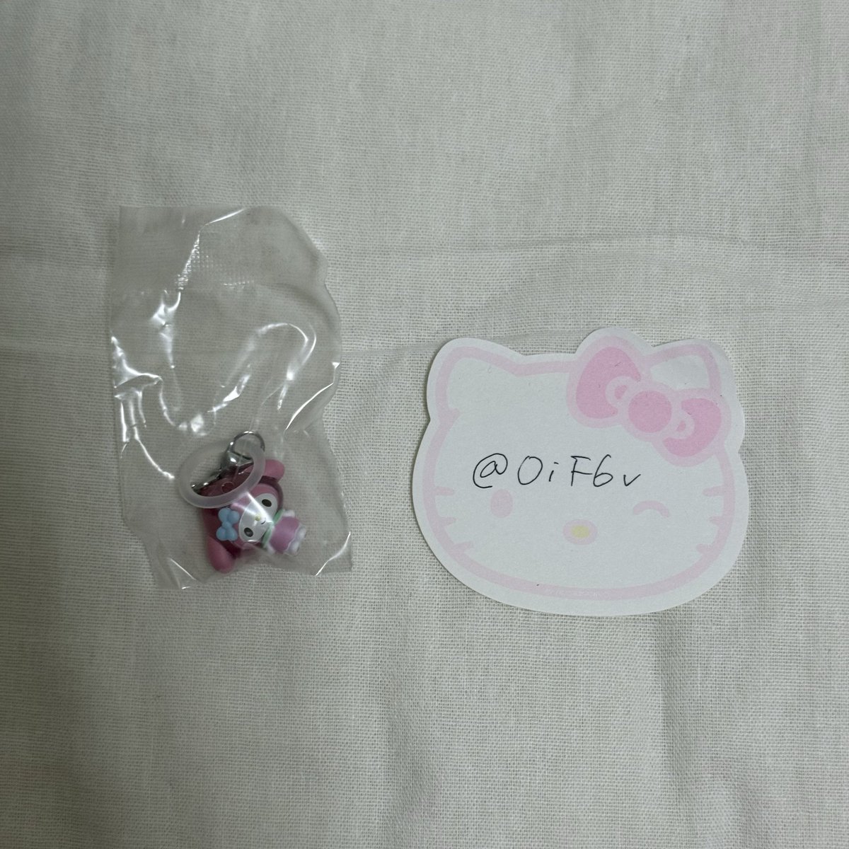 0iF6v's tweet photo. @napinapinappy 初めまして。検索より失礼します。
当方マイメロ所持しておりますが、交換可能でしょうか。
今週発送にて郵送での交換可能です。
ご検討のほどよろしくお願いいたします。 https://t.co/WCSANgV5RR