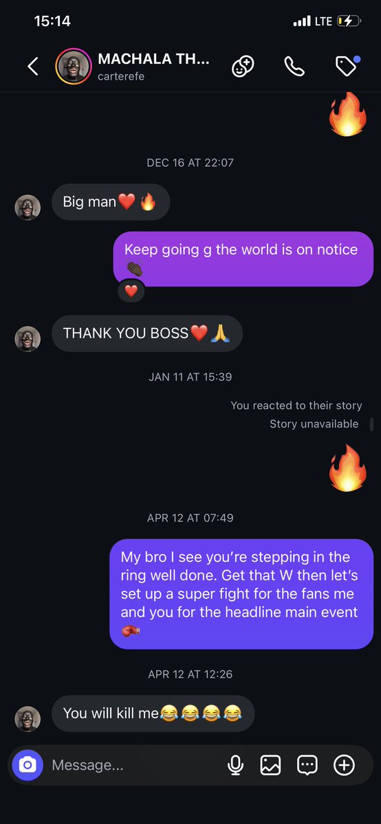 aireyys's tweet photo. aireyys @carterefe__ , STOP THE CAP
Now you're saying you want to fight "REAL MEN" and "REAL FIGHTERS"... I've been right here the whole time.
Before your first fight, I told you: go handle business, get the W, then me and you make the SUPER FIGHT.
I kept the receipts.
Fast fwd https://t.co/sNfkHm5eFG