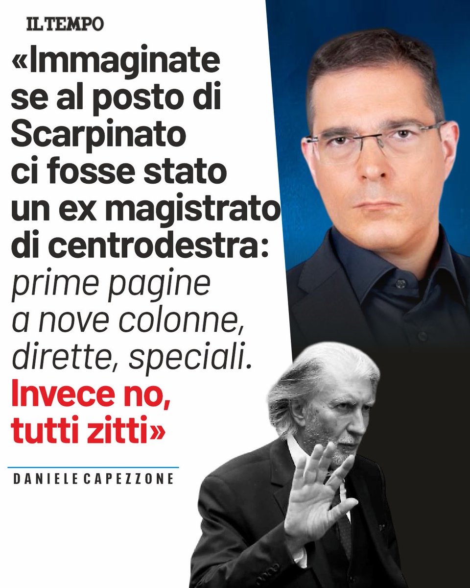 galeazzobignami's tweet photo. Il solito doppiopesismo della sinistra.
#Scarpinato, dimettiti. https://t.co/nQ8MAHc1SF