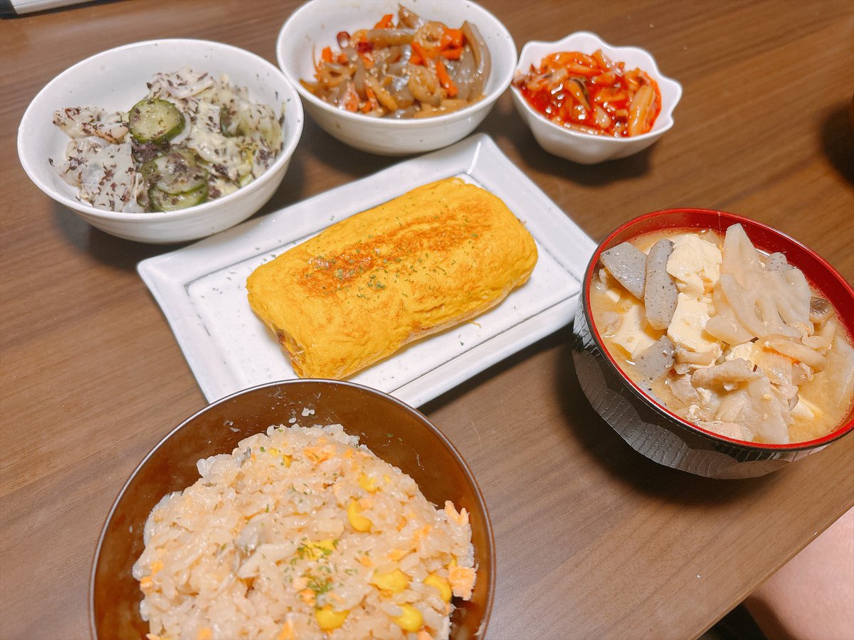 satopk6v6's tweet photo. 最近作ったご飯 https://t.co/37TJXjLurL