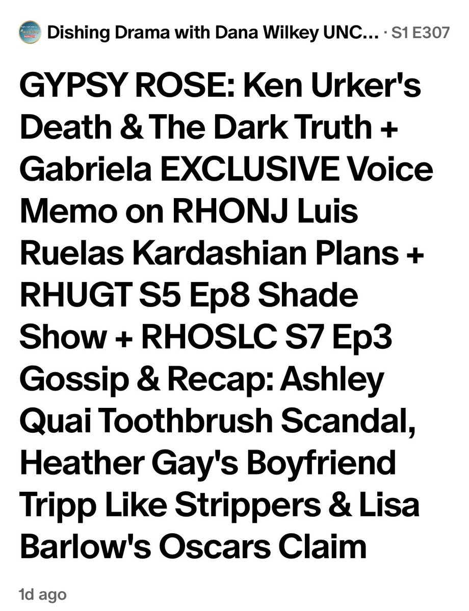 Danawilkey's tweet photo. RHUGT S5 Ep8 SHADE SHOW Luann de Lesseps Secret + Delores Botched  + Ter... https://t.co/49JXsK8uhb via @YouTube FREE PART SHADE SHOW. The rest is in Dishing Drana Dana Patreon link ⬆️ #gypseyrose #kardashians #teresagiudice #rhugt #RHUGT #danawilkey #RHOSLC #WWHL #pagesix #usweekly #intouchmagazine