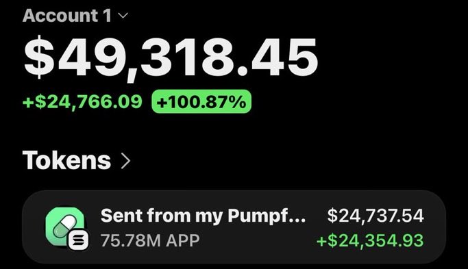 HudsonCrypto01's tweet photo. 🔥 $APP IS FLYING! 🔥

Another strong move lighting up my Alpha Telegram group. 🚀📈💰

If you’re part of the group, you could’ve copied the same trade and ridden the move with me. 👀🔥

Another win for the squad! 🏆

CA: 6MnQ921sqsShymdoqPv2RfhL5g2Hk2hoqPvgpDGcpump https://t.co/8PR2xpCCrG