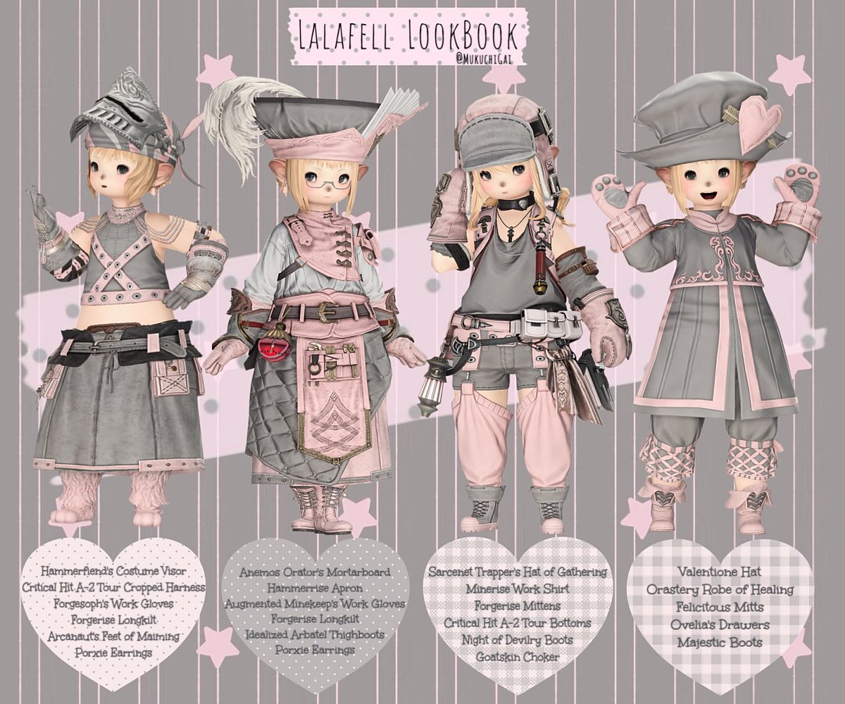 SharlaDoOm's tweet photo. 🩶🩷
#FFXIV #ミラプリ #おはララ #파판룩템 https://t.co/OMxqrA80mI