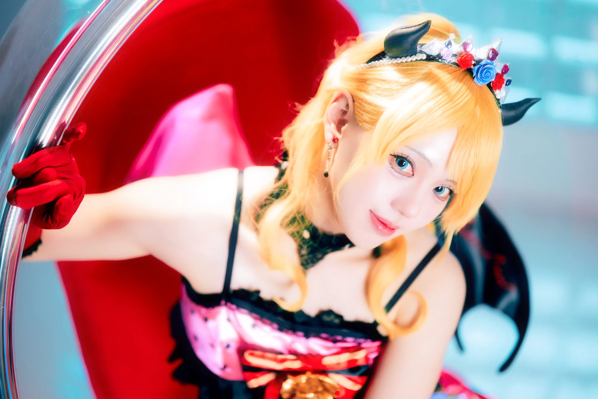 ラブライブ　絢瀬絵里　小悪魔　コスプレ ユイ on X: 