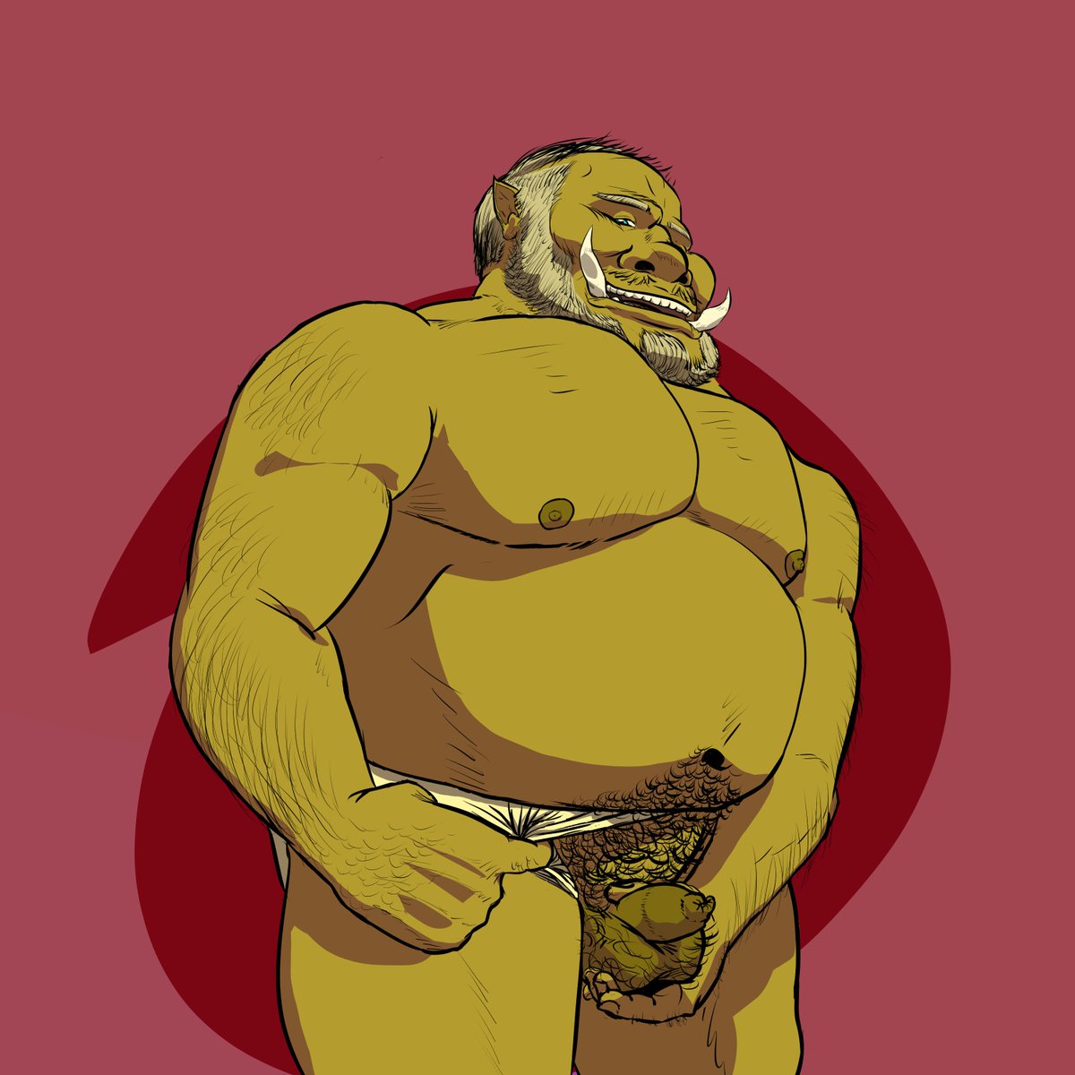 Actodibujo's tweet photo. Día 5 #orctober2026 #orc #digitalart #orctober
Me di cuenta que salían muchas alternas porque no me decidía cuál usar, pero la principal es por el trend de Grisser de hace como un año. https://t.co/NNYUt43z6E