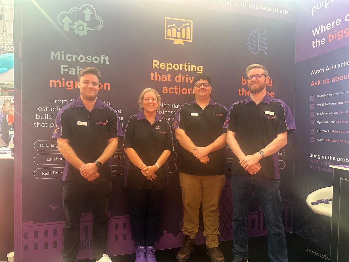 PurpleFrogData's tweet photo. A little #BigDataLDN throwback🐸💜

A few weeks on, one message from our conversations still stands out: businesses have big ambitions for AI, but getting the data foundations underneath it right matters just as much.

#MicrosoftFabric #AI https://t.co/0rQg2AoYSm