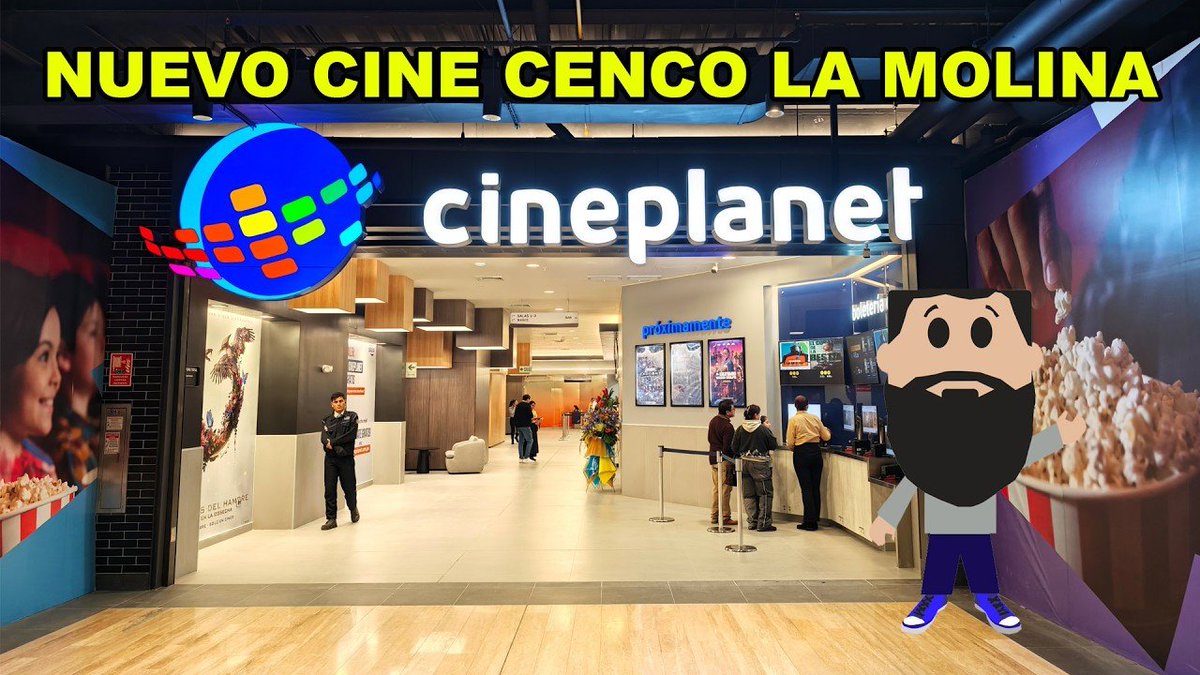 MisterBeardYT1's tweet photo. Nuevo Cineplanet Cenco La Molina
#cineplanet #cencolamolina #lamolina #multicines #youtuber #youtubeperu #youtuberperuano #youtube
https://t.co/7IuO0B0ONT https://t.co/BDteikc46M