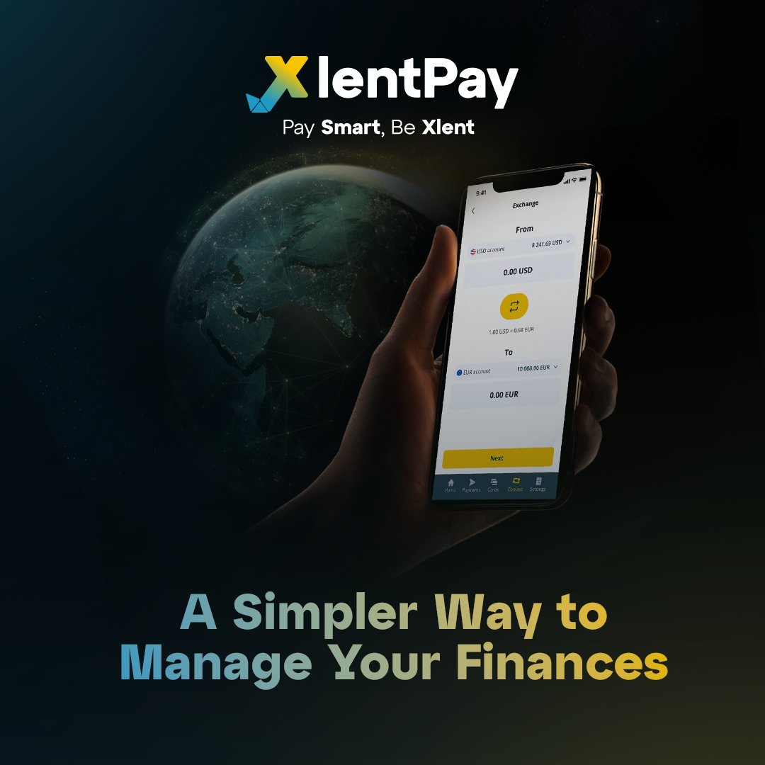 xlentpay's tweet photo. Managing your finances can mean keeping track of different financial needs in one place.

XlentPay brings together multicurrency wallets, instant global transfers and prepaid cards within one digital finance solution.

#xlentpay #digitalfinance #fintech #globalpayments https://t.co/YqQt8aqx54