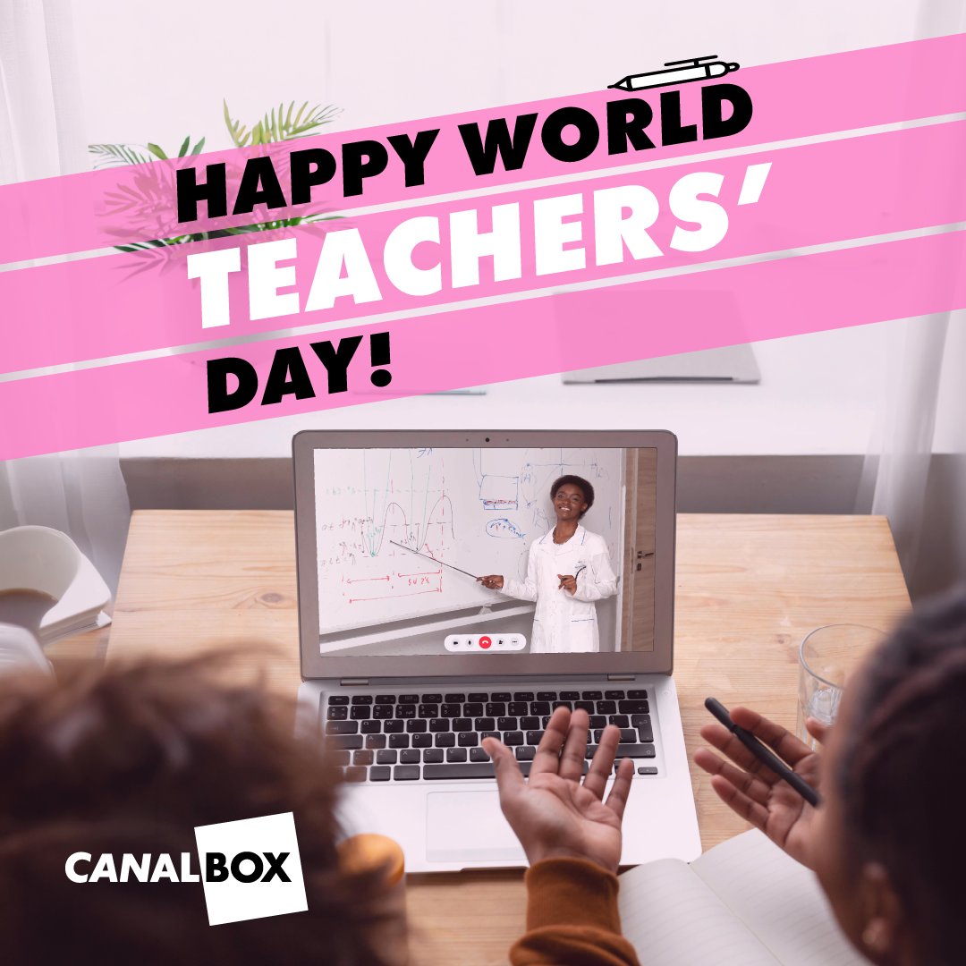 CanalboxR's tweet photo. Happy World Teachers’ Day!
To the teachers who inspire, guide, and shape tomorrow’s leaders, thank you for making a difference every day. 

#WorldTeachersDay https://t.co/aDbEvcuOOT