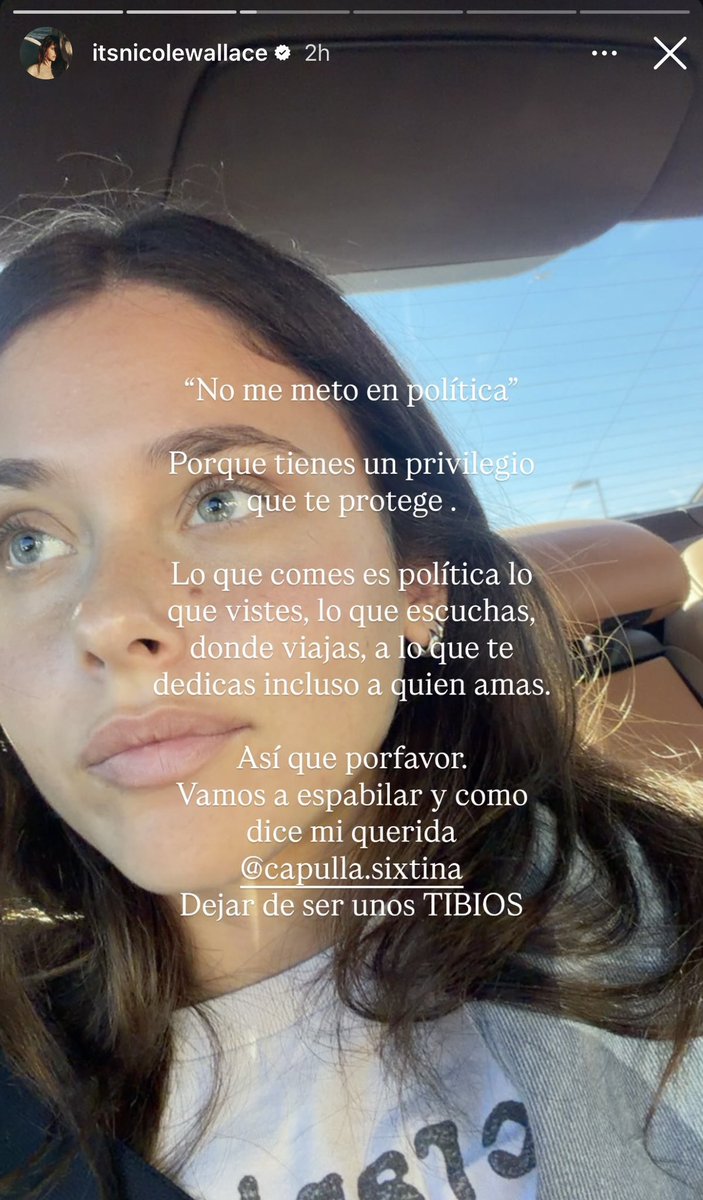 elojoquetodolv's tweet photo. Más Nicole Wallace y menos Jessicas Goicoecheas✊🏼✊🏼✊🏼✊🏼✊🏼✊🏼 https://t.co/dB4MR56qUM