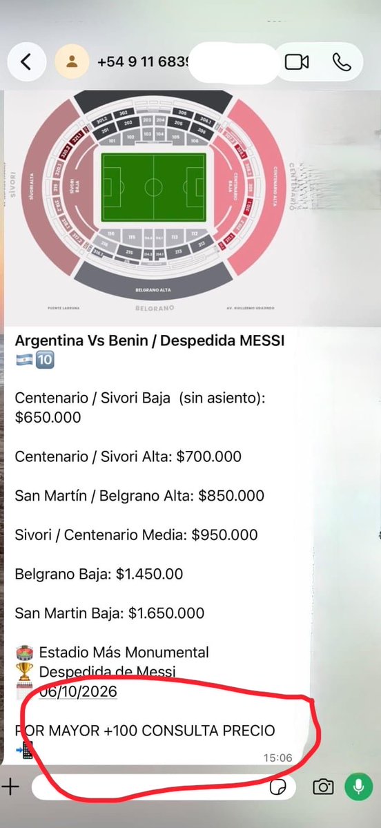 Miss_Peruu's tweet photo. Siguen apareciendo evidencias de la reventa de entradas de la hermana de Yanina Latorre.
El chat del hijo vendiendo entradas al POR MAYOR!
De te rien en la cara TODOS.
De donde sacan 100 para la reventa ? DE DONDEEEEEE https://t.co/TWQjy5jtxX