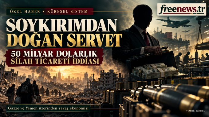 EkonomistCfo's tweet photo. Soykırımdan Doğan Servet: Gazze ve Yemen’deki Katliamların Arkasındaki 50 Milyar Dolarlık Silah Vurgunu İfşa Oldu
#FreeNews #ProfitingFromGenocide #Gaza #Yemen #ArmsTrade #WarEconomy #MakingAKilling #HumanRights #TheCostOfWar
https://t.co/QE1RWWw1mK | ÖZEL HABER - KÜRESEL SİSTEM Soykırımdan Doğan Serve https://t.co/TBsLjhJJhx