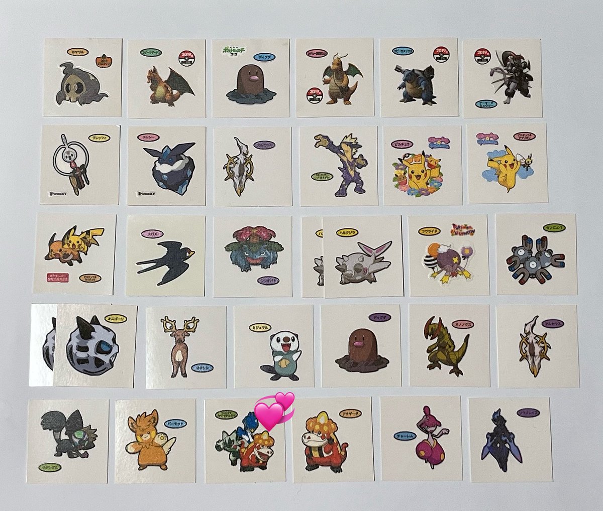 _qanr's tweet photo. 【交換】ポケモンパン シール

譲）画像1〜4枚目

求）ツリーの画像1〜3枚目

郵送での交換です。
💞は厳しめ。
枚数によってミニレターを使用します。
お心当たりのある方からのご連絡をお待ちしております。 https://t.co/1ZYcAsi2D2