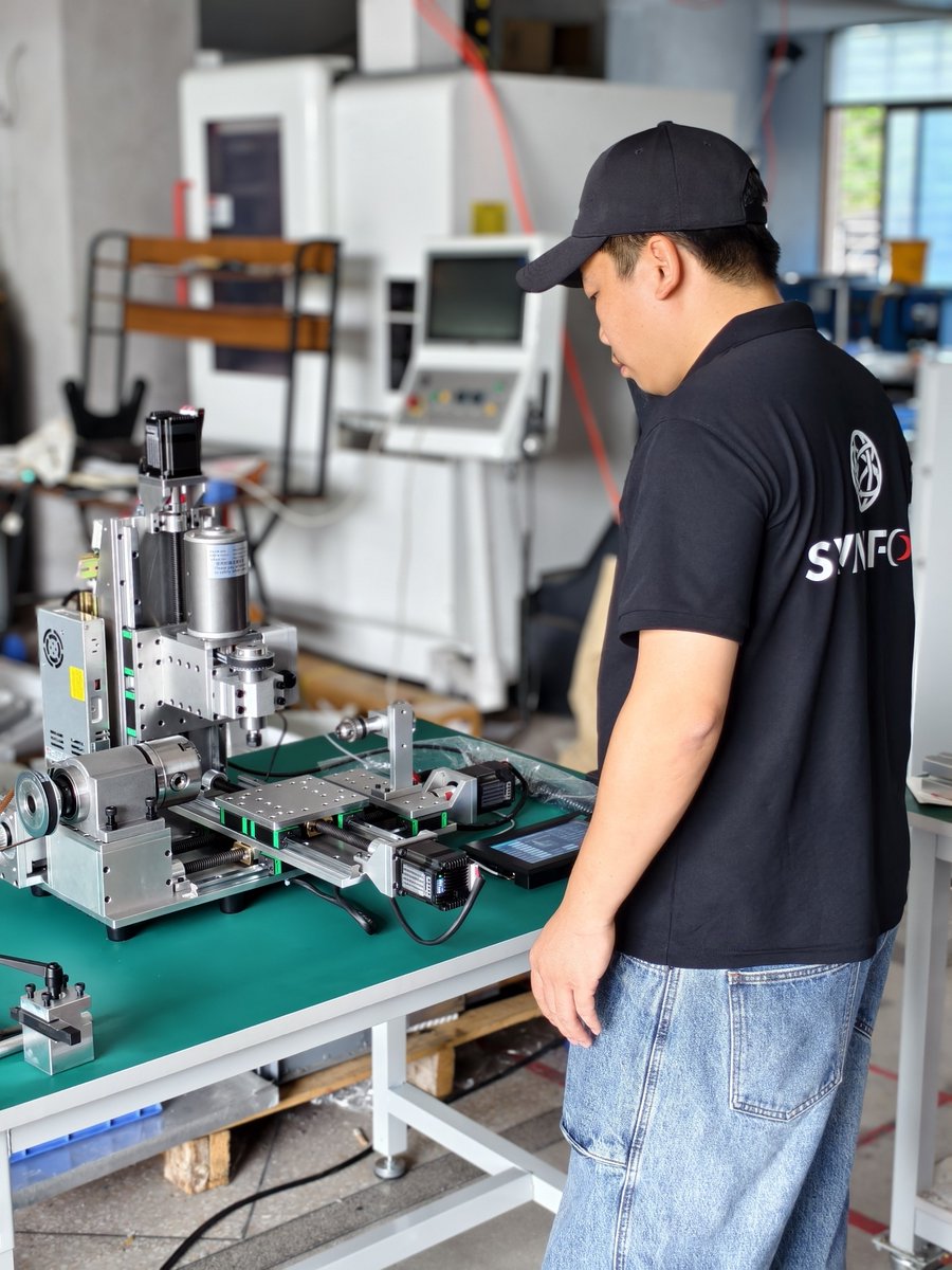 svanfon_models's tweet photo. Mini CNC Benchtop Lathe‑Mill‑Drill🛒👇
https://t.co/wZzRj4xJPr
✅ Automated CNC turning, milling, drilling & threading
✅ 7‑inch touchscreen controller + closed‑loop motor system
✅ Compact desktop build for prototypes, small‑batch precision parts & maker labs
#BenchtopMachine https://t.co/dImaAPKe5k