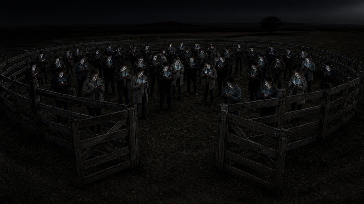 TeeMinusZero's tweet photo. Five thousand soldiers failed to catch Geronimo. Two of his own people and a railway timetable did it in a week.

If the hardest man on the continent could be talked down, a medicated, distracted generation walks into the paddock on its own.

Unless it sees the fence. https://t.co/k6ZraduACC
