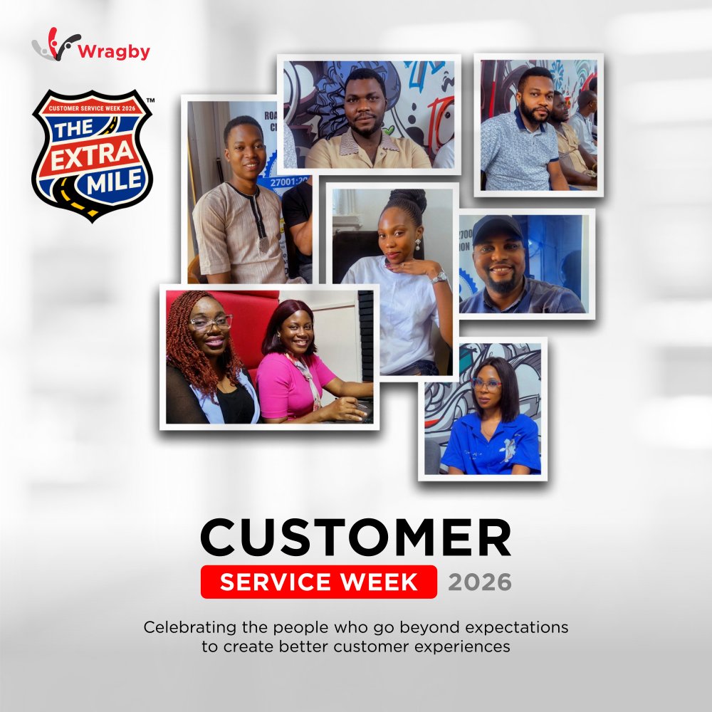 WragbyNg's tweet photo. Going the Extra Mile Starts With People. 

It’s Customer Service Week at Wragby!

This week, we’re celebrating the people who listen, respond, solve problems, support our customers, and consistently go beyond what is expected to create better experiences.

To everyone who plays a part in making every customer interaction count, thank you for going the extra mile. 

Here’s to a week of appreciation, recognition and celebrating great service.

#CustomerServiceWeek #TheExtraMile #CustomerExperience #CustomerService #TeamWragby #Wragby