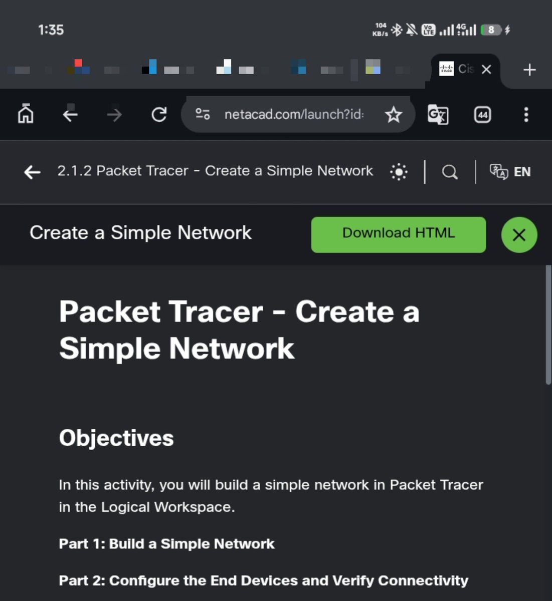 ashinvoid's tweet photo. continued my packet tracer journey today 
and stuck in the first task to build a simple network 
been stuck at 

ping cisco.srv 

ping [ipadress] is successful and reachable 
but

ping 8.8.8.8 and ping cisco.srv are both not reachable or not host cant be found

ai not helping🙆🏿🤦🏿‍♂️ https://t.co/FivbEqD87v