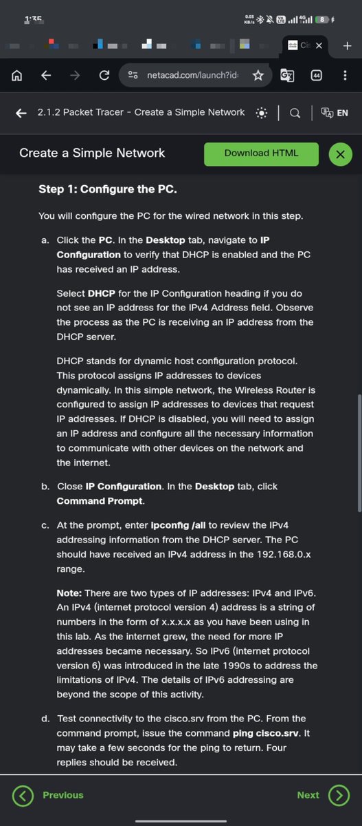 ashinvoid's tweet photo. continued my packet tracer journey today 
and stuck in the first task to build a simple network 
been stuck at 

ping cisco.srv 

ping [ipadress] is successful and reachable 
but

ping 8.8.8.8 and ping cisco.srv are both not reachable or not host cant be found

ai not helping🙆🏿🤦🏿‍♂️ https://t.co/FivbEqD87v