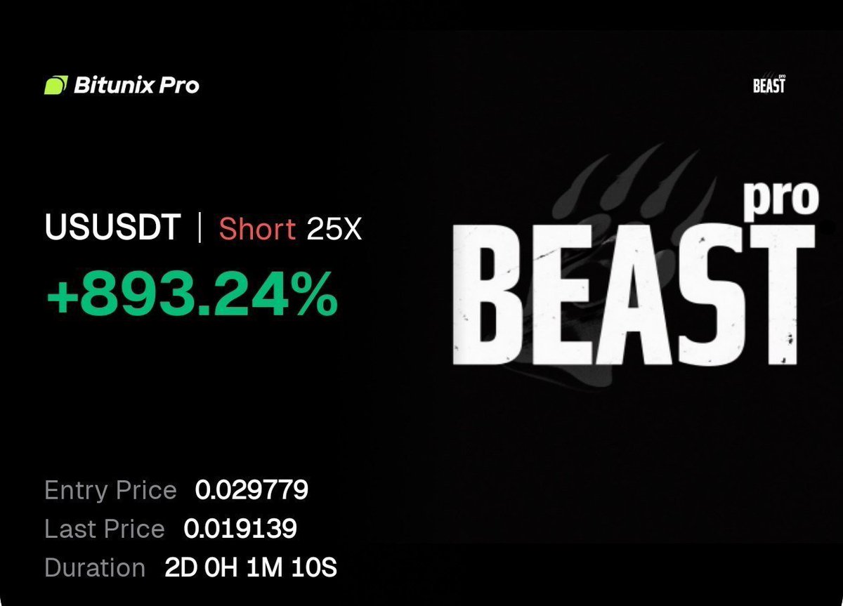 Hillsbykyle's tweet photo. BEAST x VIP-2 TRADE ⚡️

#SPORTFUN/USDT Take-Profit target 2 🔼
Profit: 134.68% 📊
Period: 7 hr 11 min 💎

𝗖𝗟𝗜𝗖𝗞 𝗧𝗢 𝗝𝗢𝗜𝗡 𝗡𝗢𝗪👉BEAST x VIP-2 TRADE ⚡️

#SPORTFUN/USDT Take-Profit target 2 🔼
Profit: 134.68% 📊
Period: 7 hr 11 min 💎

𝗖𝗟𝗜𝗖𝗞 𝗧𝗢 𝗝𝗢𝗜𝗡 𝗡𝗢𝗪👉 https://t.co/DXRvLCEuEm