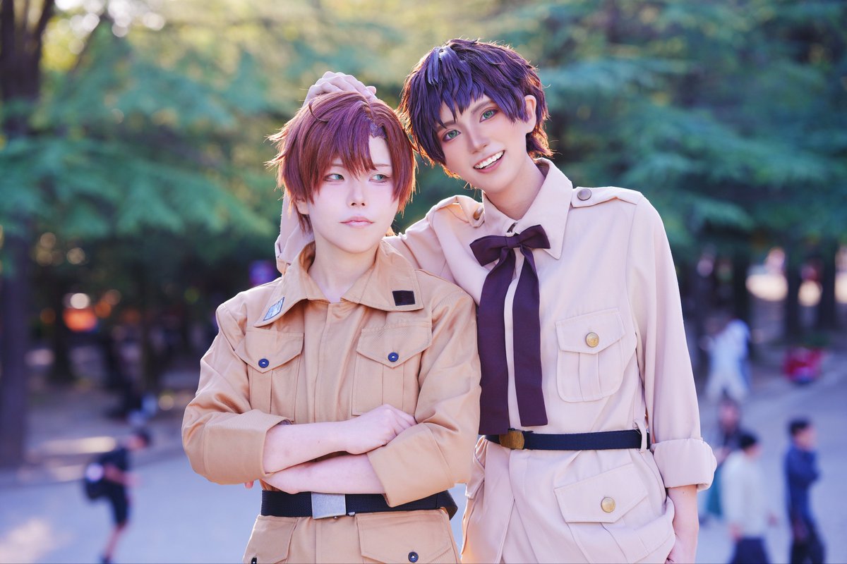 karin09014's tweet photo. Cosplay / aph

𓂃 𓈒𓏸 おやこぶ𓂃 𓈒𓏸

西  :蘭鈴
南伊  :とこちゃん
photo 碇さん
 #アコスタ鶴舞 https://t.co/Iv4GEb49nV
