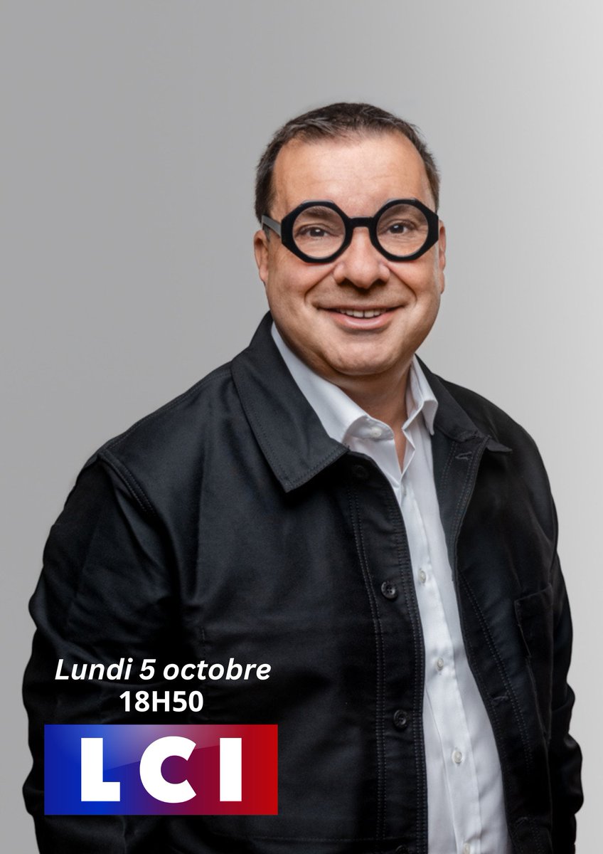 RichardRamos_45's tweet photo. Retrouvez-moi ce lundi 5 octobre à 18H50 sur @LCI, dans l'émission 24H Pujadas, pour évoquer toute l'actualité !
#LCI #politique @MoDem https://t.co/k77CzP3j3D