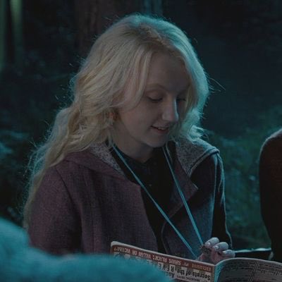 DatingSims's tweet photo. “I made her quite angry, yes, Malfoid when I talked about r—“
“LUNA!” 
“— red. Everyone ships the idea of Harry being in Slytherin with her. So, I just colored in a picture of her with red robes. Gryffindor. She just looked. Do you think Harry would have made her feel brave?” https://t.co/jaVmk1hcwx