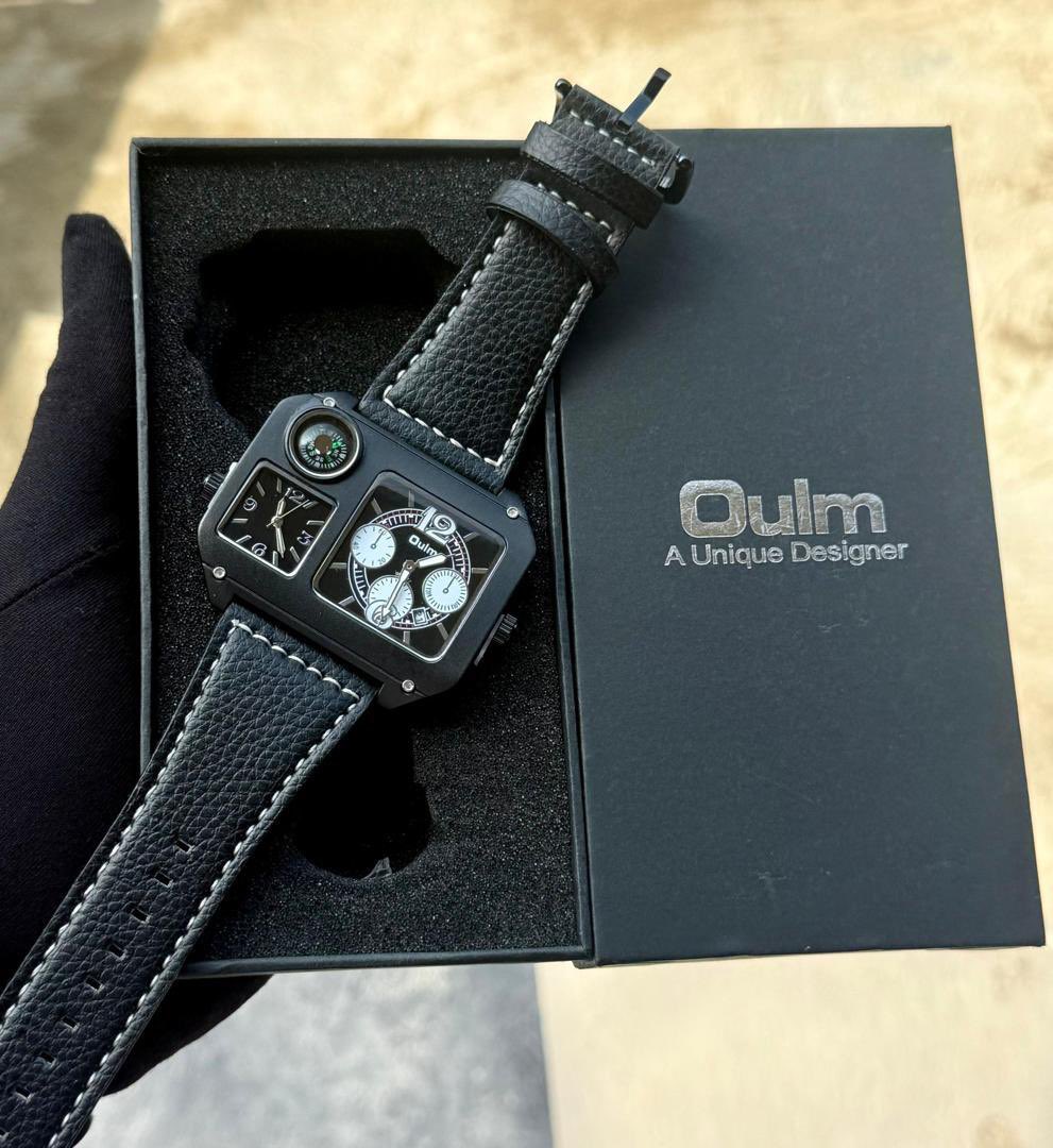 Thoyruqwatches's tweet photo. ⌚ Oulm Luxury Watch
🖤 Unique rectangular design
⏱️ Dual time + chronograph
🧭 Compass-style sub-dial
🧵 Premium leather strap
✨ Stylish &amp; bold finish
📦 Box included
💰 ₦25,000
🏪 Pick up in shop
🚚 Delivery available nationwide https://t.co/p9A3AM6vnY