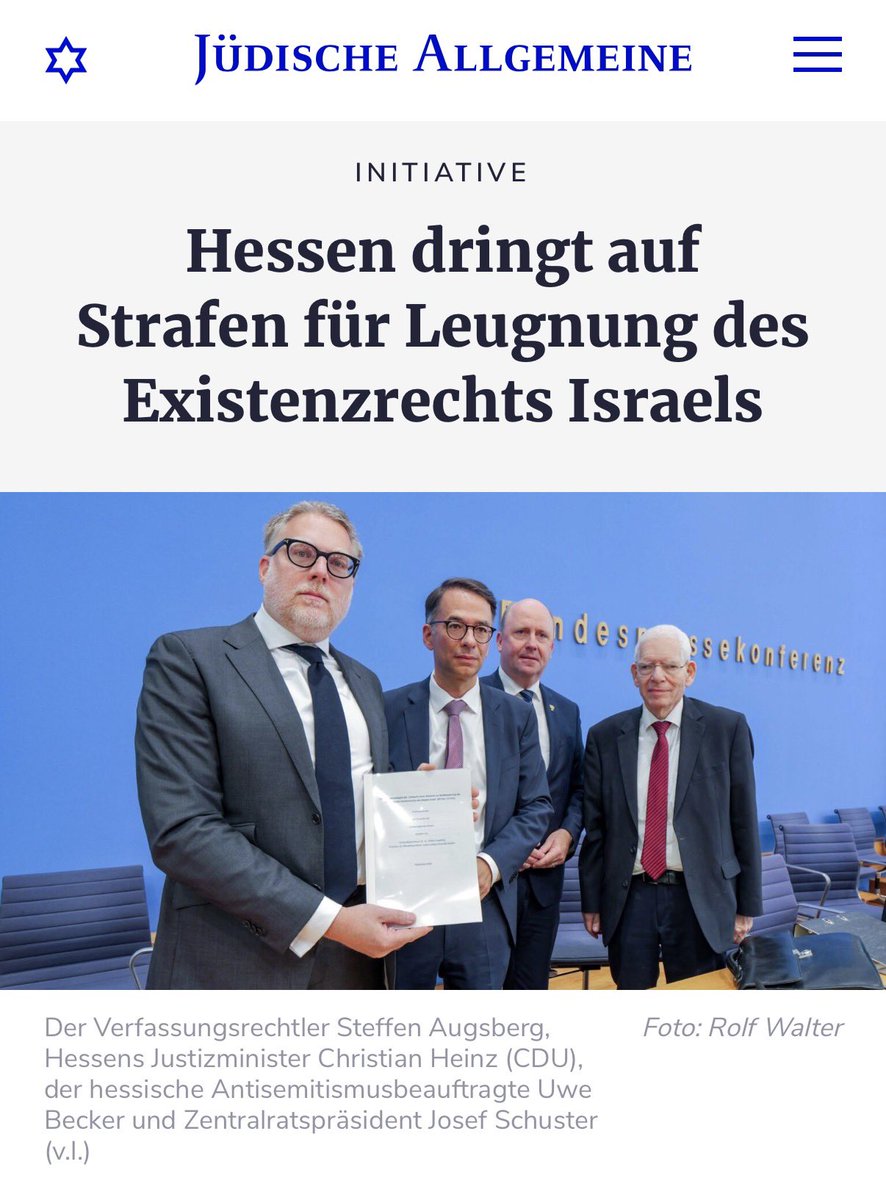 itsuwe's tweet photo. Hessen dringt auf Strafen für Leugnung des Existenzrechts Israels

https://t.co/Hfnd3e2oie https://t.co/RJVT4Pmt72