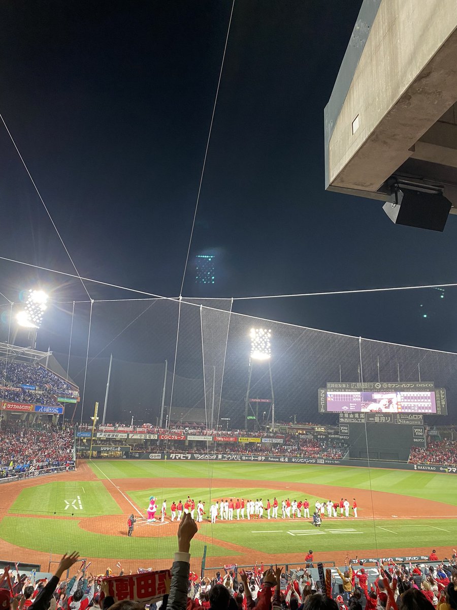 zoomzoomshoon's tweet photo. #シーズン終盤だし現地を振り返ろう
間違いなく3月27日。
成の初ヒロインで「自分は日本一しか目指してません！」と言い切った姿に本当に惚れた日。前評判が低く、既にグラウンド外のことで話題になっている最中、この発言に本気で2026年のカープを応援しようと思えた日。 https://t.co/DUi4eE9hPu
