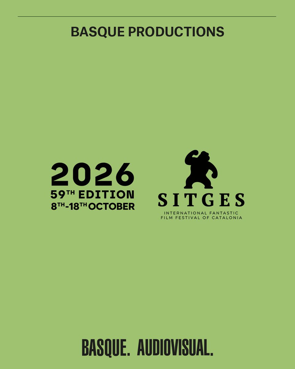 BasqueAvisual's tweet photo. From the 8th to the 18th of October, the Sitges Festival will celebrate its 59th edition, with four Basque productions selected for different sections of the festival.

Another international showcase for Basque cinema at one of the leading festivals dedicated to fantastic cinema. https://t.co/mlLnlvtObu