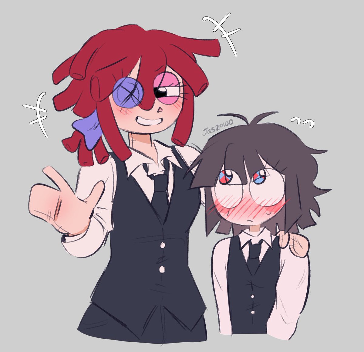 DhaliaJas's tweet photo. #jesdolltobr #jesterdoll #tadc 
Day 5 - in suits https://t.co/uWefCaqz3W