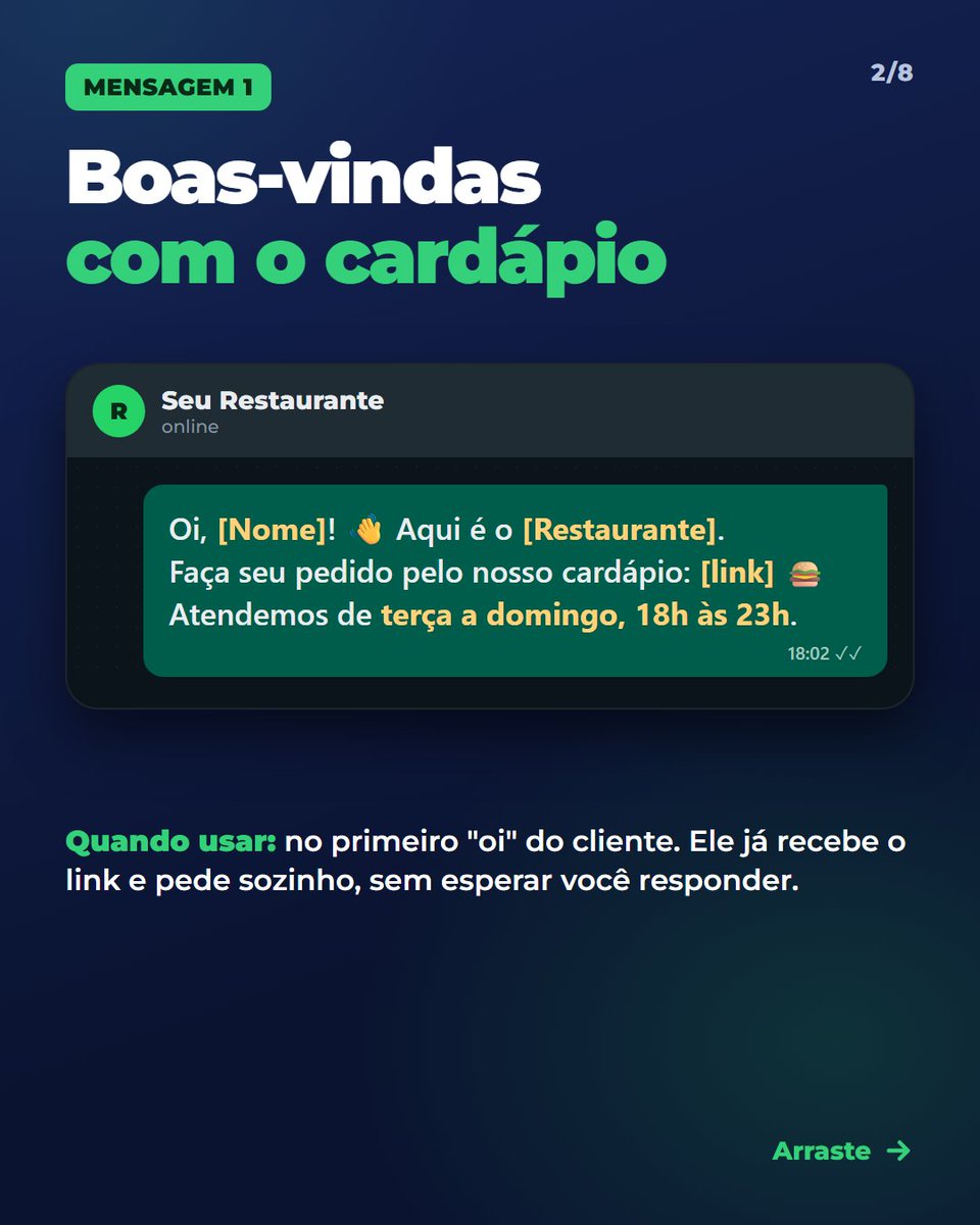 consumerbrasil's tweet photo. Atenção para a dica da segunda.

#delivery #restaurante #whatsappbusiness #hamburgueria #pizzaria #gestaoderestaurante #donoderestaurante #consumer https://t.co/nGkUHL7s9J